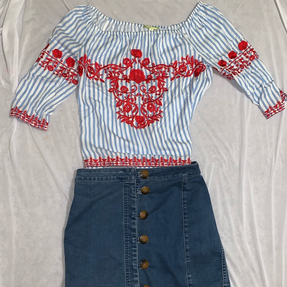 Off the shoulder top